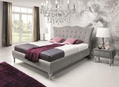 Bett Chesterfield Polsterbett Luxus Doppel Schlafzimmer Designbett Betten Neu